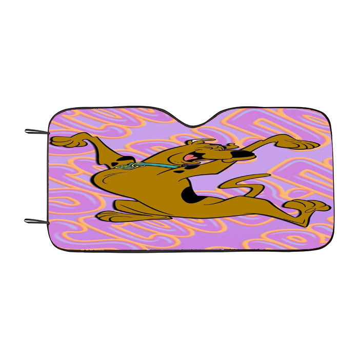 Scooby Doo Happy Wallpaper Car Auto Sun Shade Windshield Cover