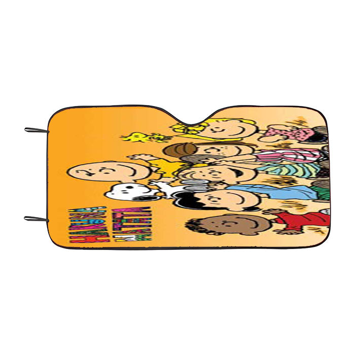 Snoopy Hakuna Orange Car Auto Sun Shade Windshield Cover