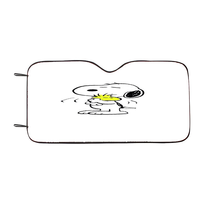 Snoopy White Car Auto Sun Shade Windshield Cover