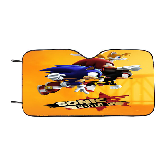 Sonic Forces Poster Car Auto Sun Shade Windshield Cover