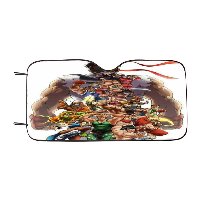 Street Fighter Character Car Auto Sun Shade Windshield Cover