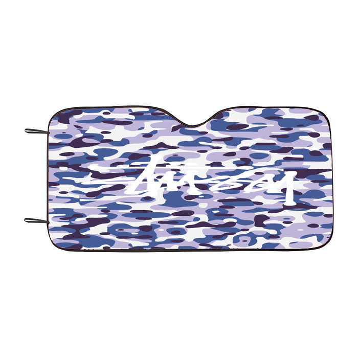 Stussy Bape Camouflage Blue Purple Car Auto Sun Shade Windshield Cover