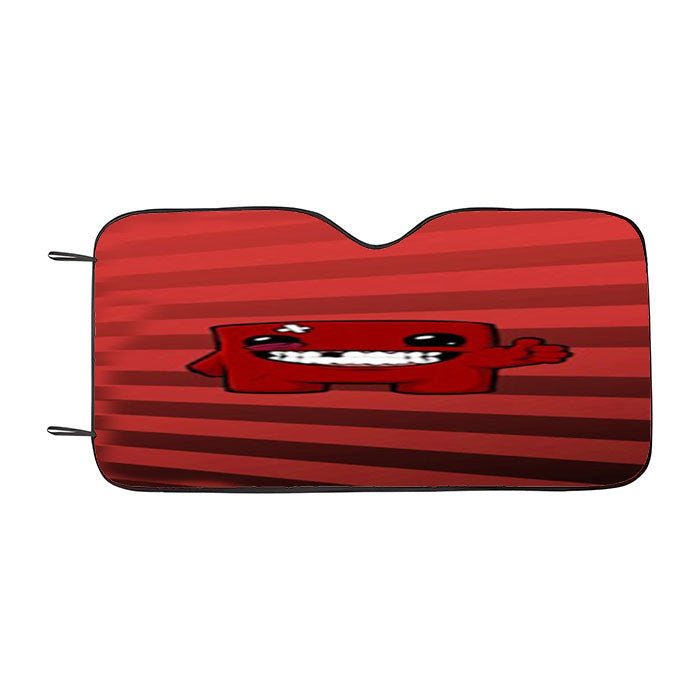 Super Meat Boy Video Games Car Auto Sun Shade Windshield Cover