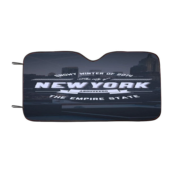 The City Of New York Car Auto Sun Shade Windshield Cover
