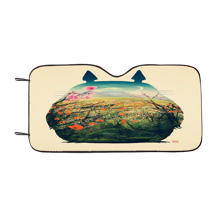 Totoro Studio Ghibli Car Auto Sun Shade Windshield Cover