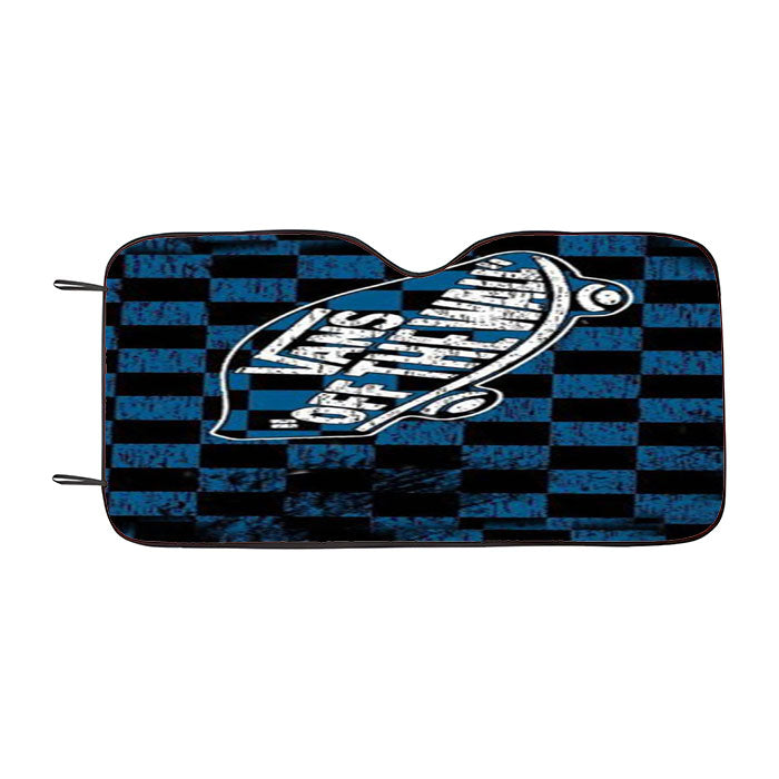 Vans Off The Wall Skate Shoes Car Auto Sun Shade Windshield Cover
