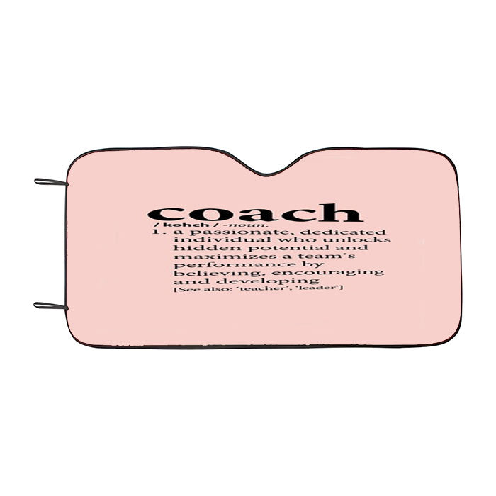 Coach Passionate Car Auto Sun Shade Windshield Cover