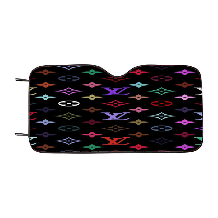 Louis Vuitton Colorful Car Auto Sun Shade Windshield Cover