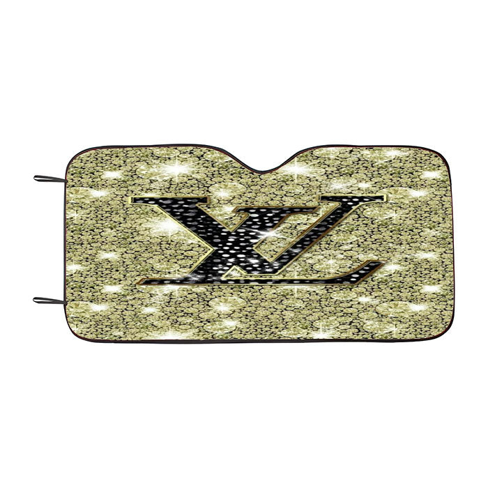 Louis Vuitton Diamond Clean Car Auto Sun Shade Windshield Cover