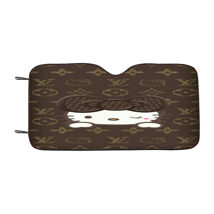 Louis Vuitton Mickey Mouse Car Auto Sun Shade Windshield Cover