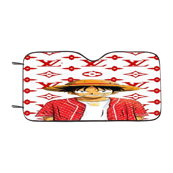 Louis Vuitton Mugiwara No Luffy Car Auto Sun Shade Windshield Cover