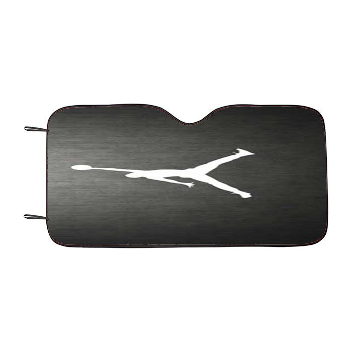 Michael Jordan Air Logo Grain Car Auto Sun Shade Windshield Cover