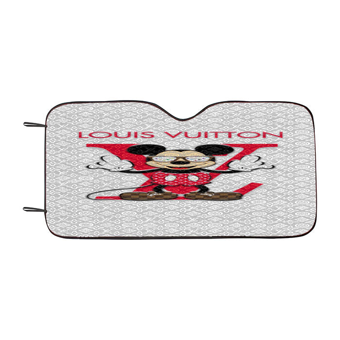 Mickey Louis Vuitton Car Auto Sun Shade Windshield Cover