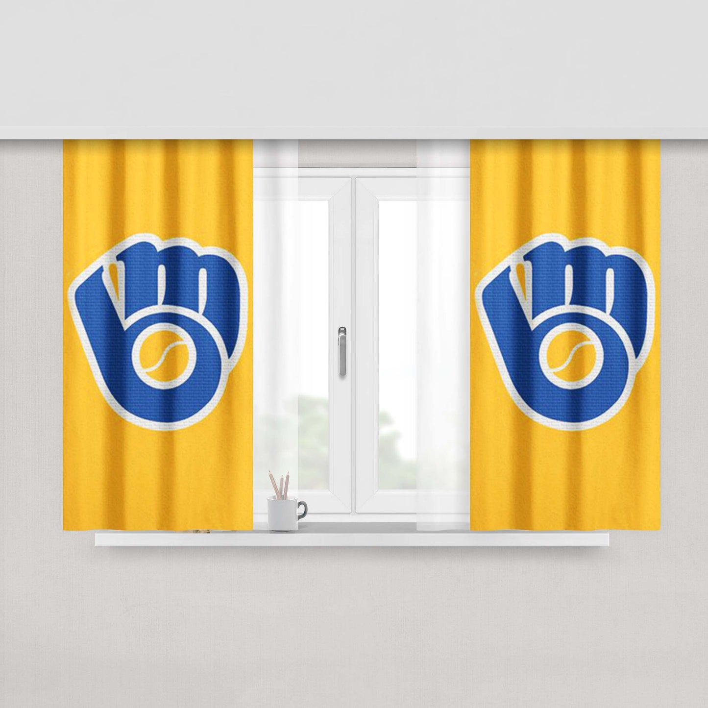 Tree Of Gondor Lord Of The Rings Peach Skin Window Curtains