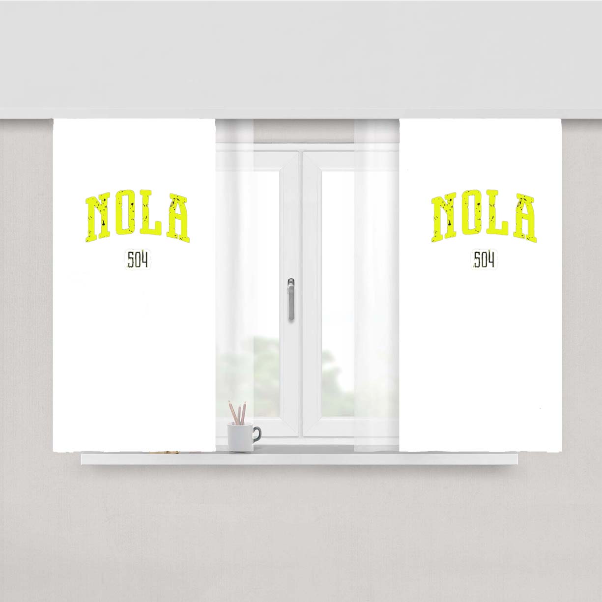 Nola 504 Peach Skin Window Curtains