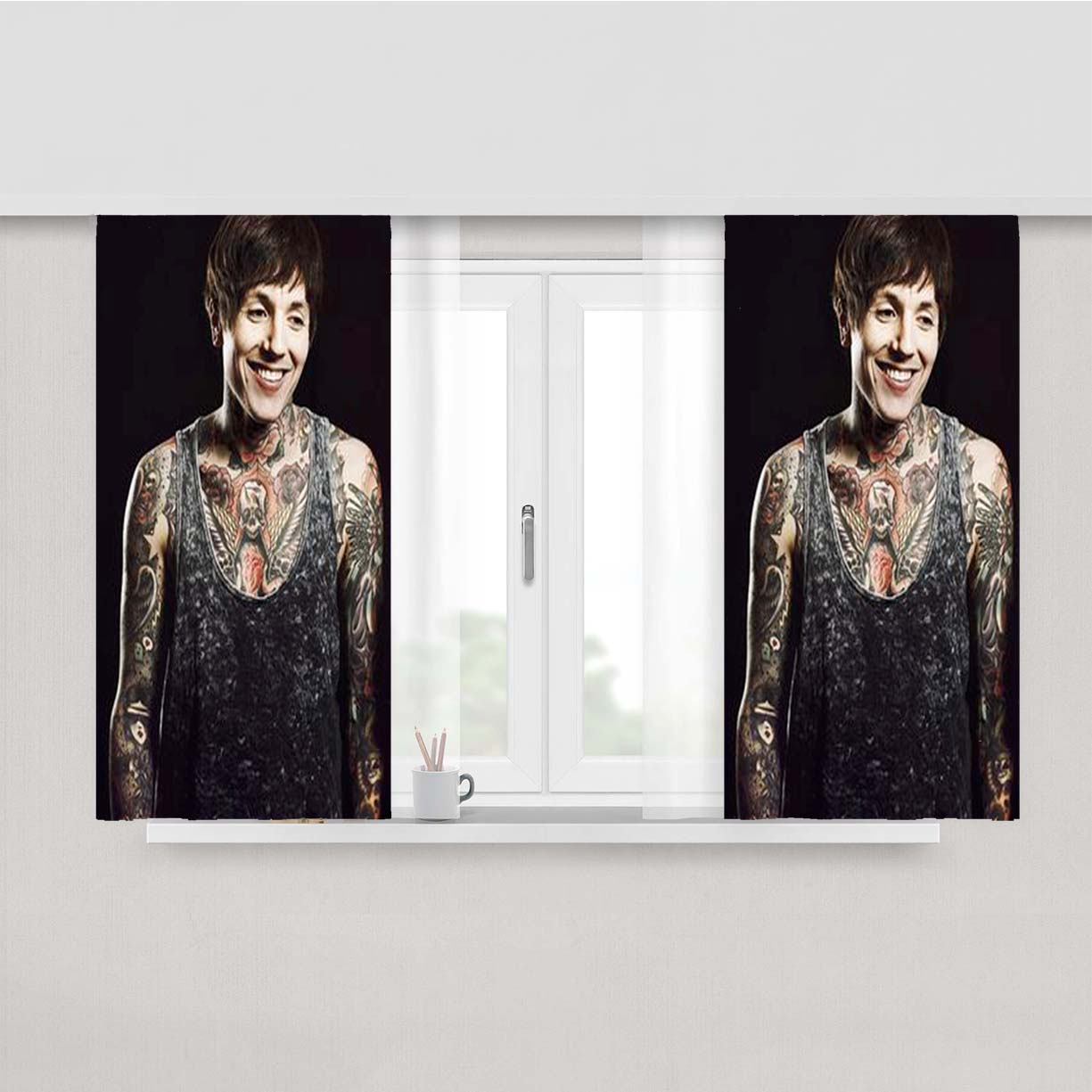 Oliver Sykes Peach Skin Window Curtains