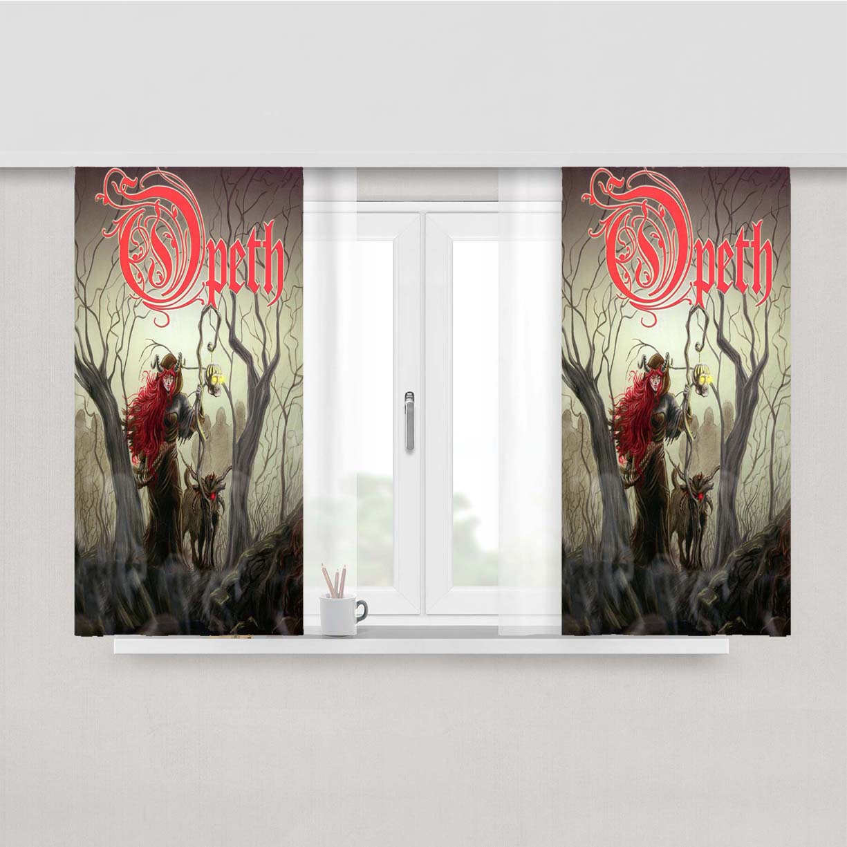 Opeth C Peach Skin Window Curtains