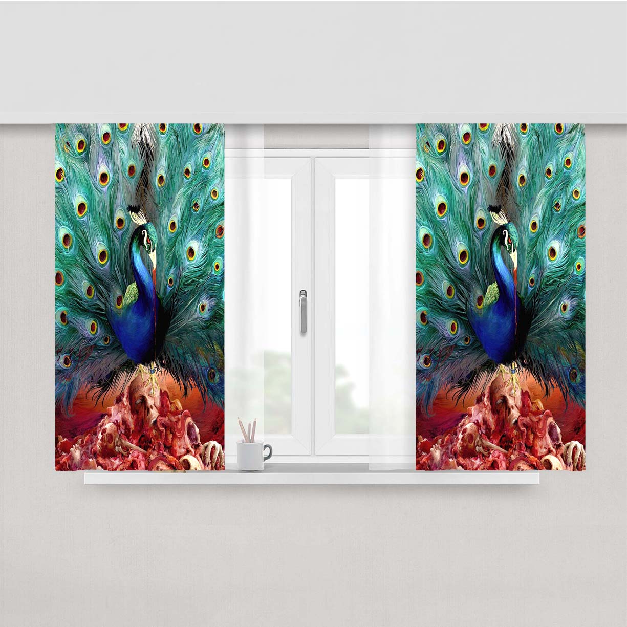 Opeth Sorce Peach Skin Window Curtains