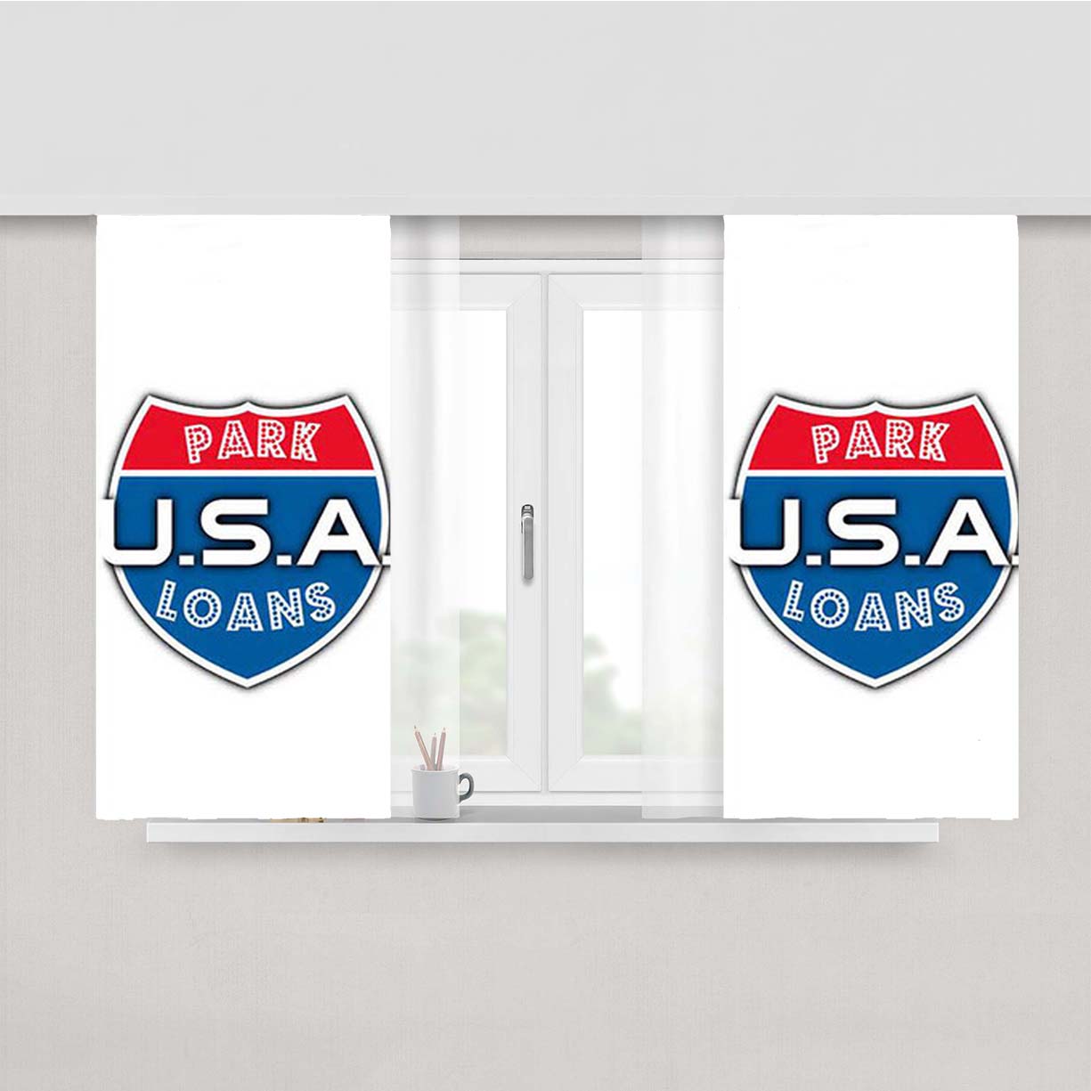 Park Usa Loans Peach Skin Window Curtains