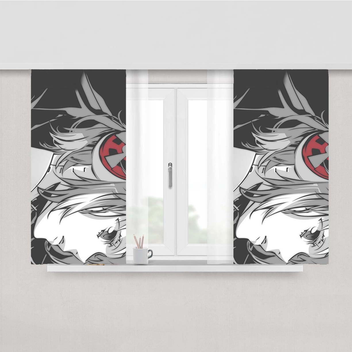 Persona Aigis Peach Skin Window Curtains