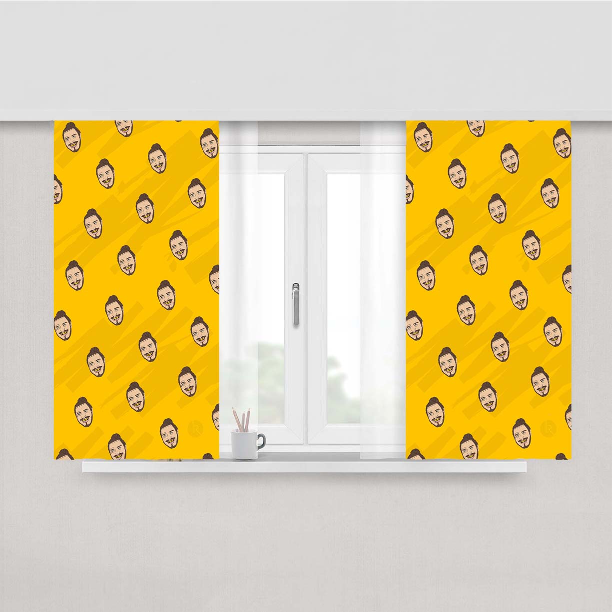 Post Malo Peach Skin Window Curtains