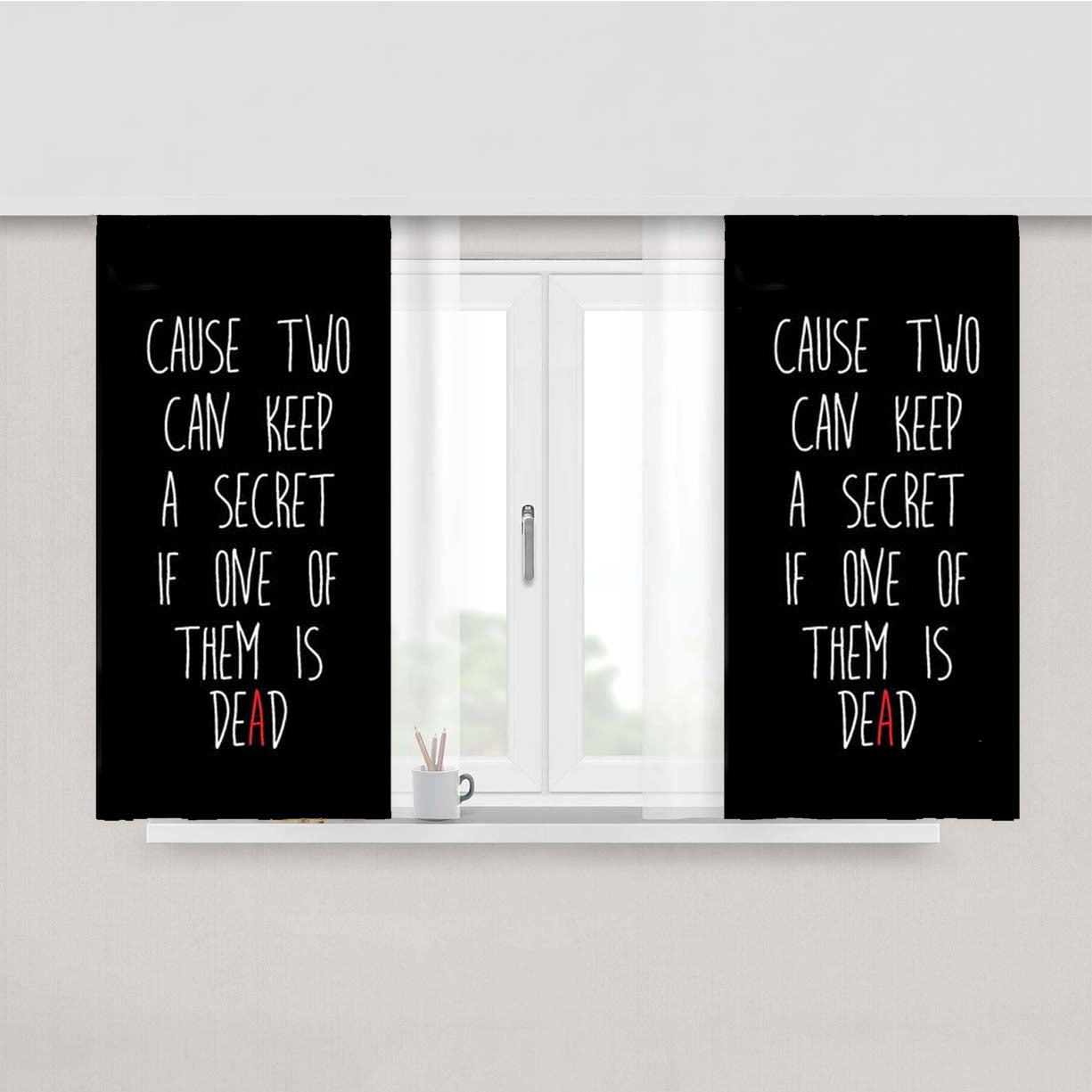 Pretty Little Liars Quotes Peach Skin Window Curtains