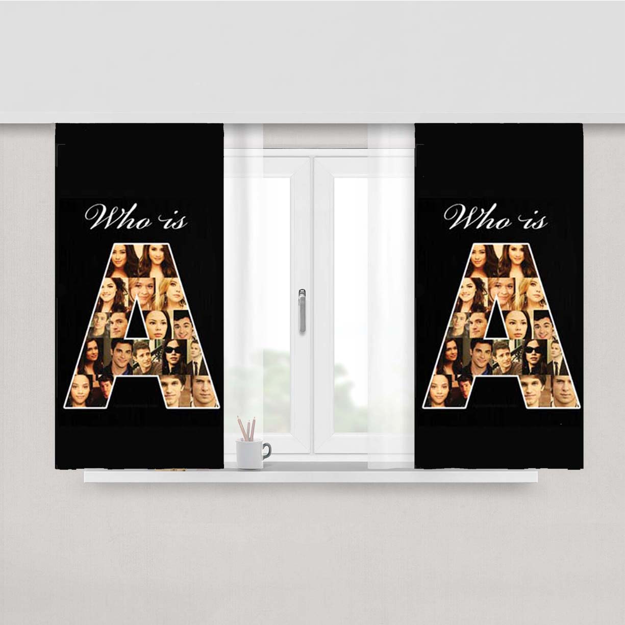 Pretty Little Liars Who Is Peach Skin Window Curtains