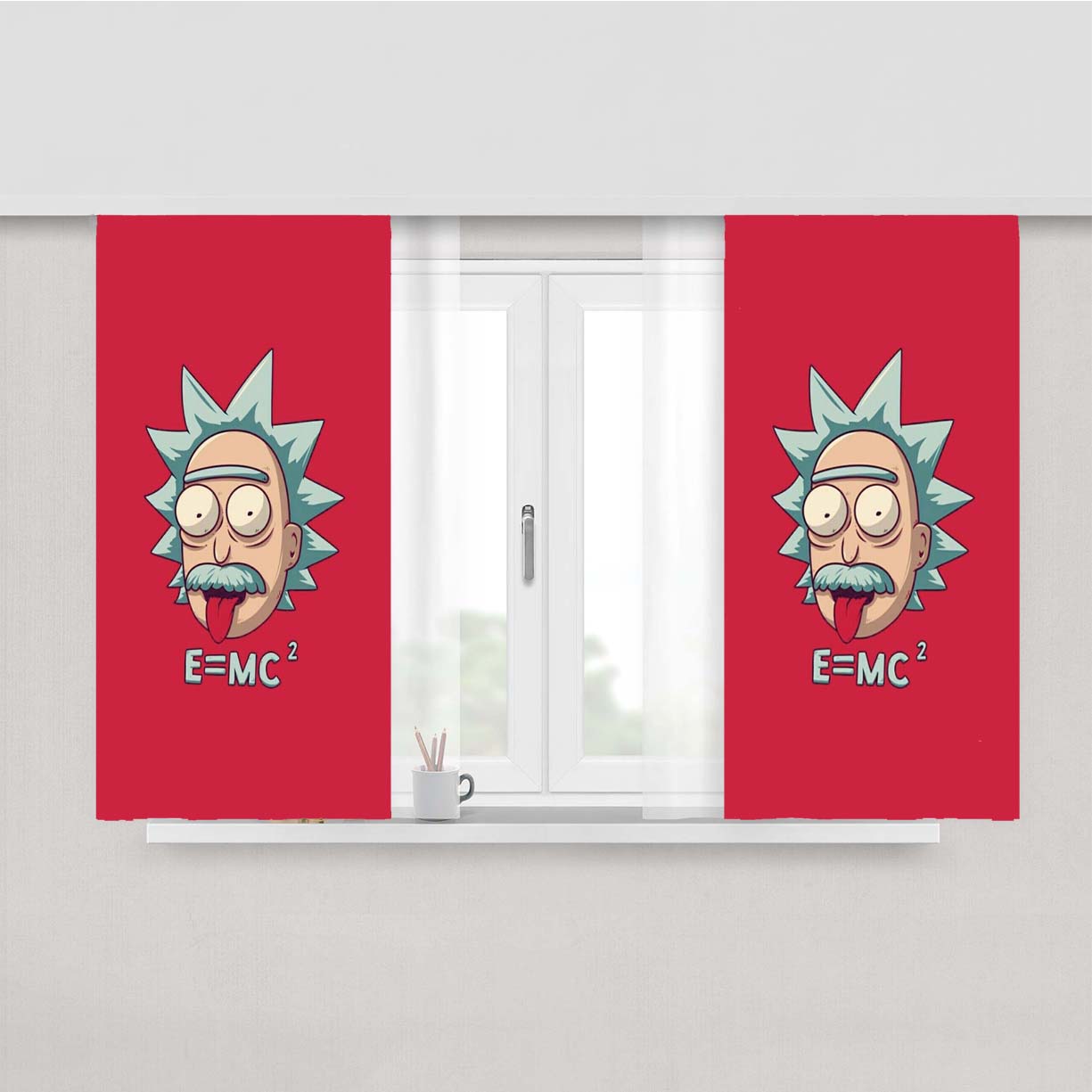 Rick Einstein Peach Skin Window Curtains