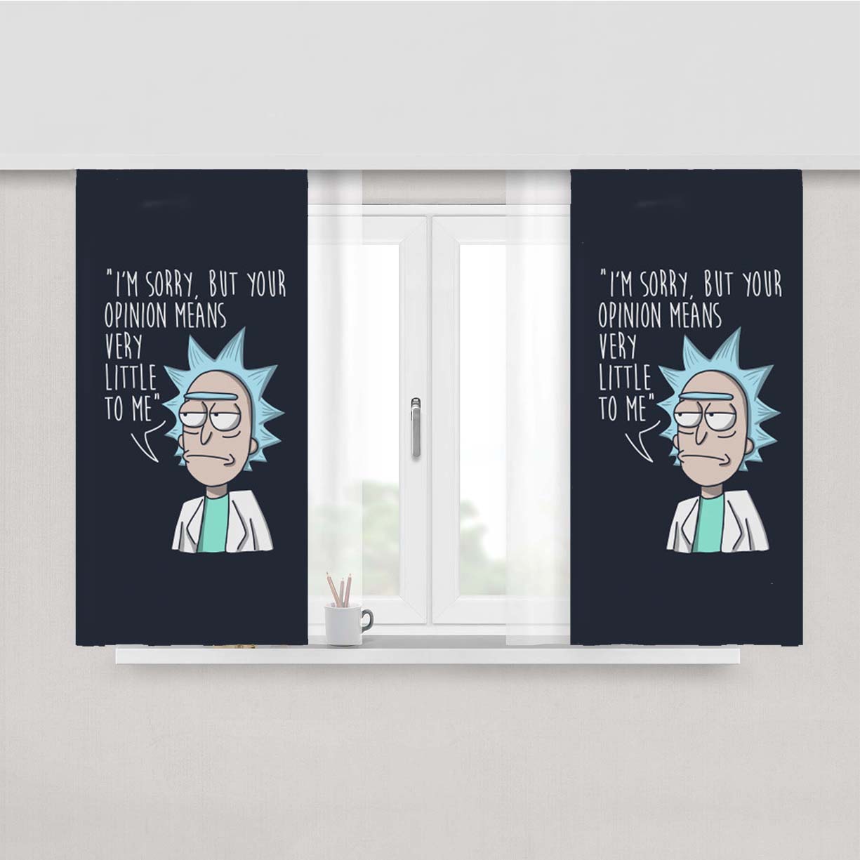Rick Opinion Peach Skin Window Curtains