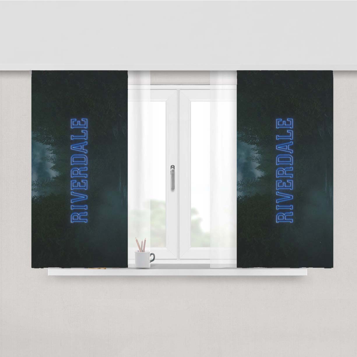 Riverdale Tv Show Peach Skin Window Curtains