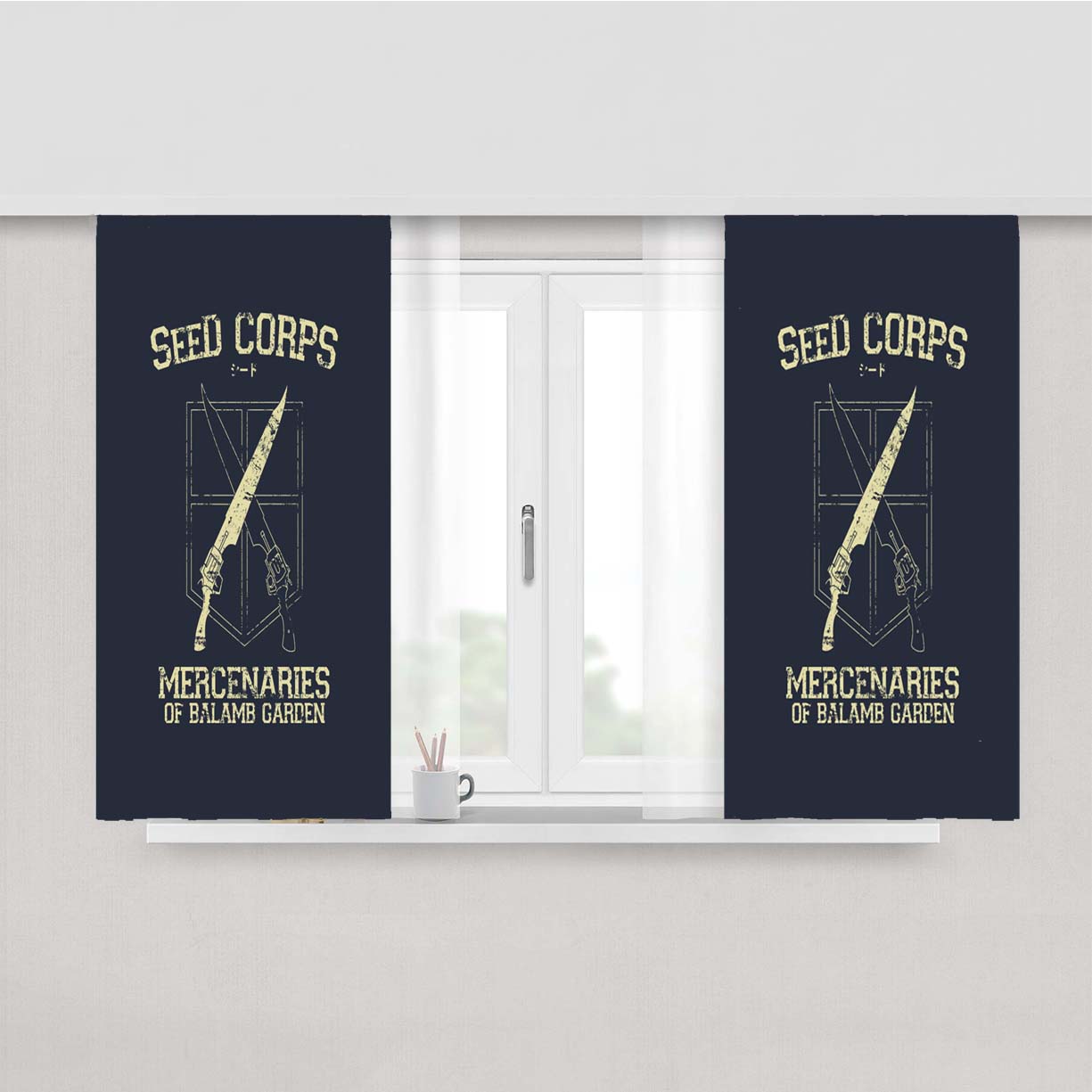 Seed Corps Peach Skin Window Curtains