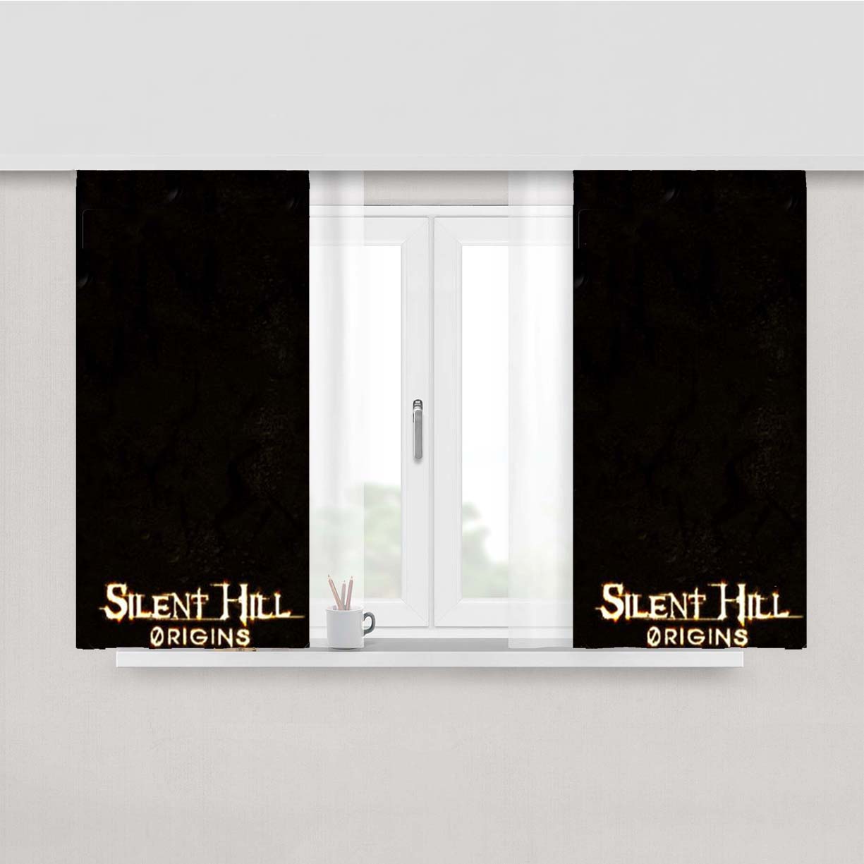 Silent Hill Origins Peach Skin Window Curtains