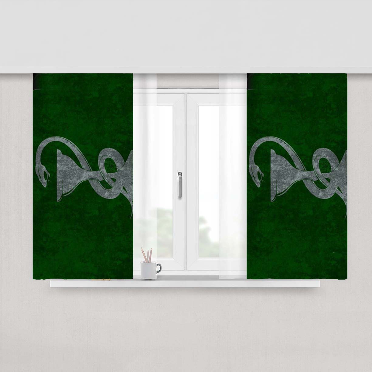 Slytherin Romierys Peach Skin Window Curtains