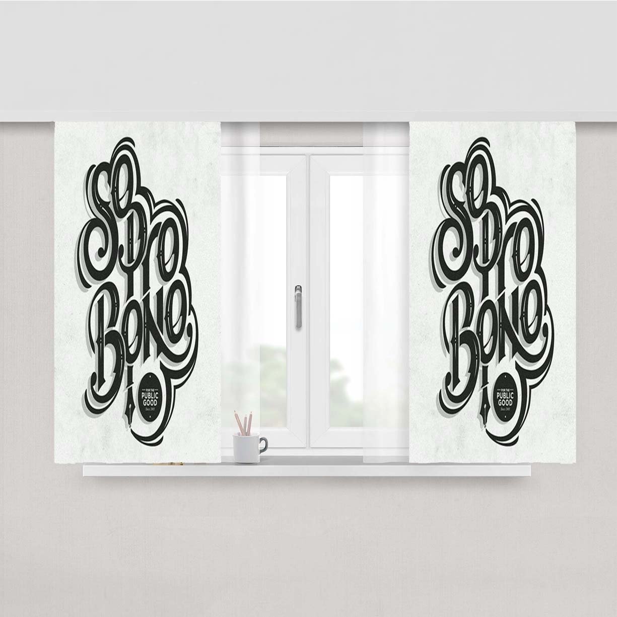 So Pro Bono Public Good Peach Skin Window Curtains