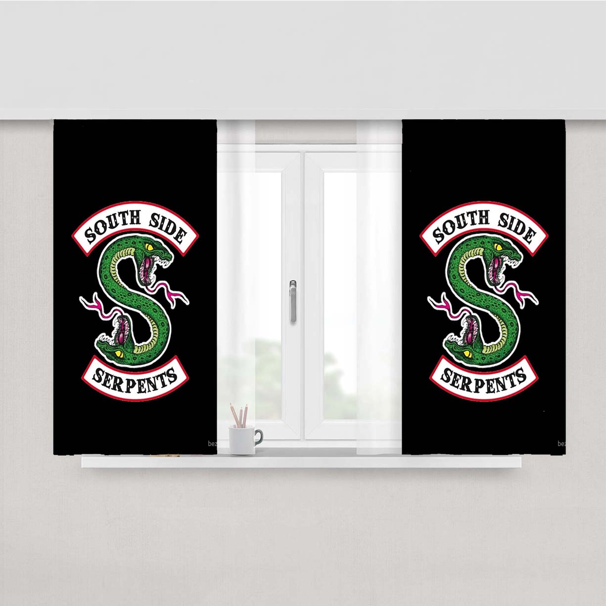 Southside Serpe Peach Skin Window Curtains