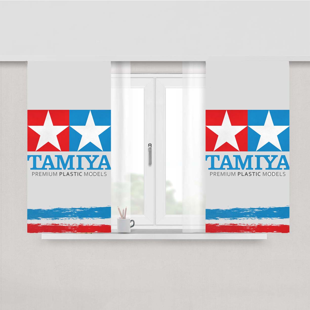 Tamiya Model Premium Plastic Peach Skin Window Curtains
