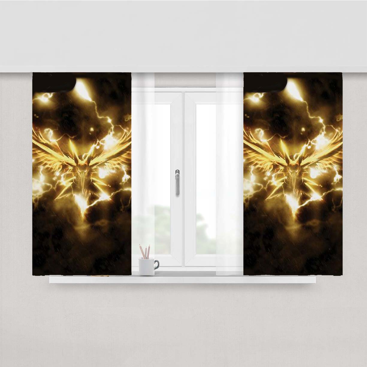 Team Instinct Peach Skin Window Curtains