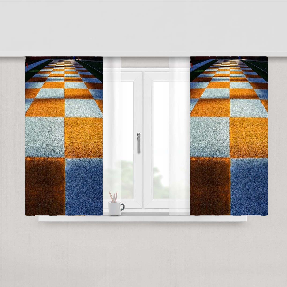 Tennessee Vols Peach Skin Window Curtains