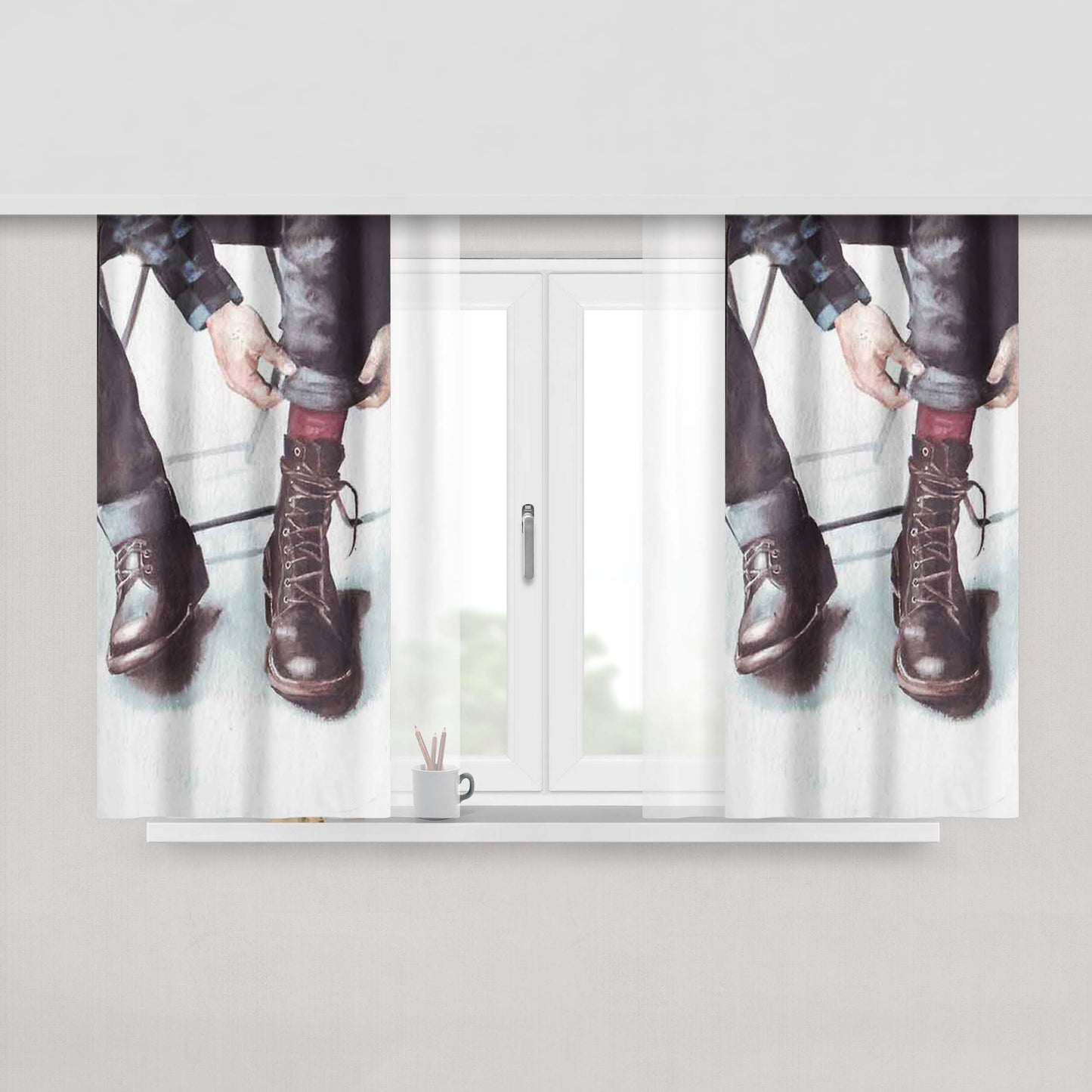 A Boogie Wit Da Hoodie Artist Fabric Window Curtains