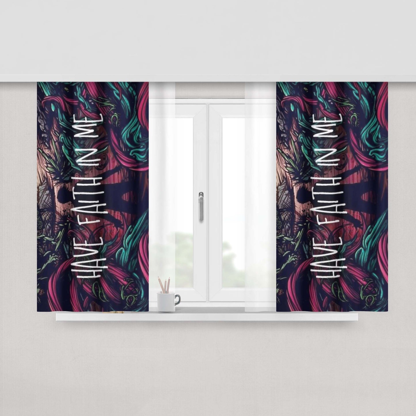A Day To Remember Adtr Fabric Window Curtains