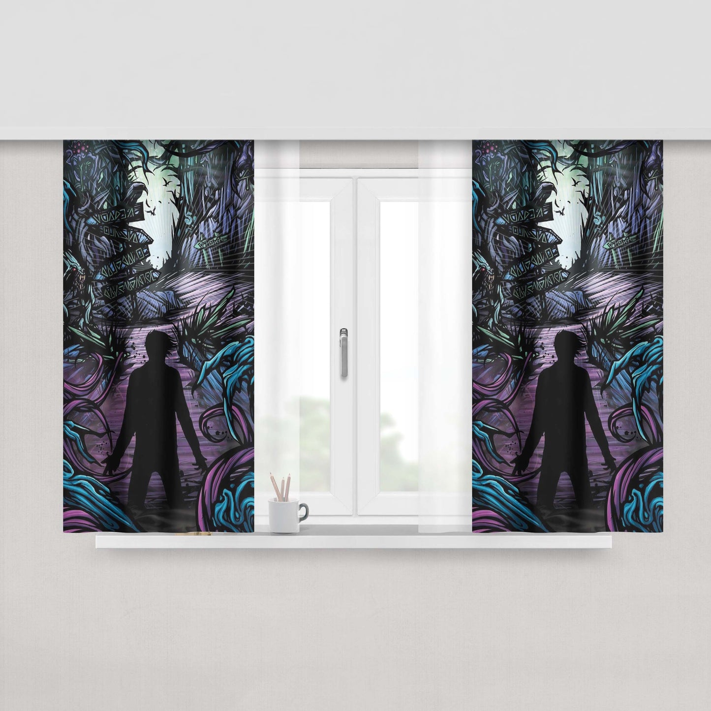 A Day To Remember Cover Album Fabric Window Curtains