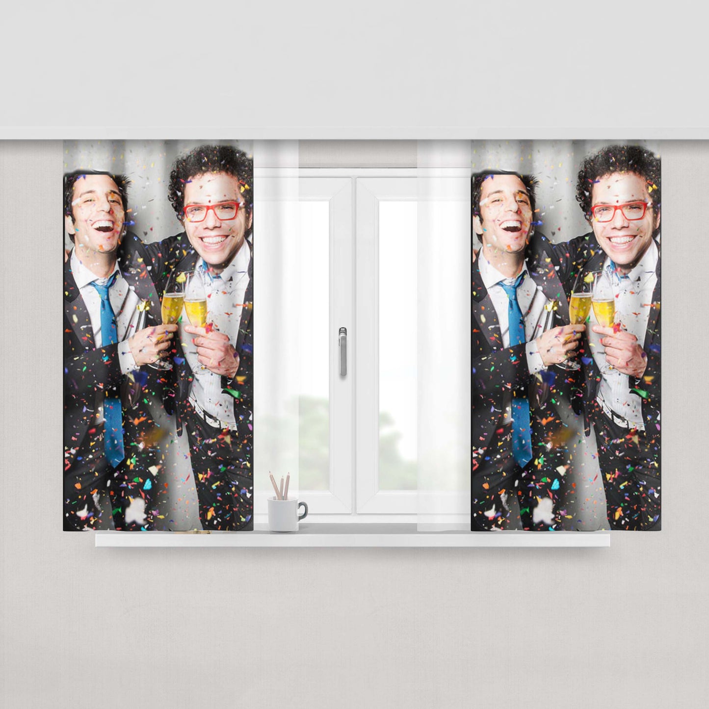 A Few Of My Favorite Things Fabric Window Curtains