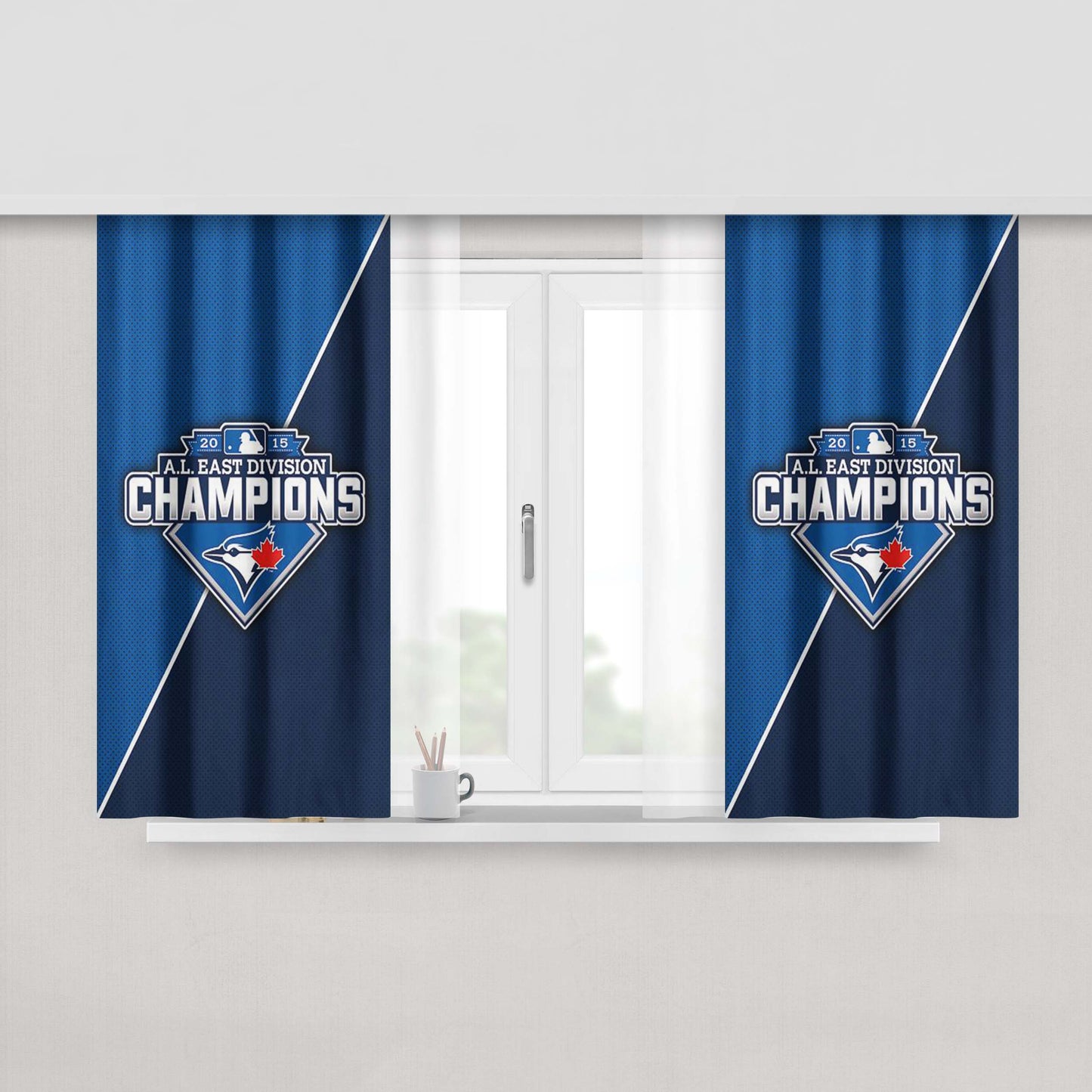 A Great Big World Fabric Window Curtains