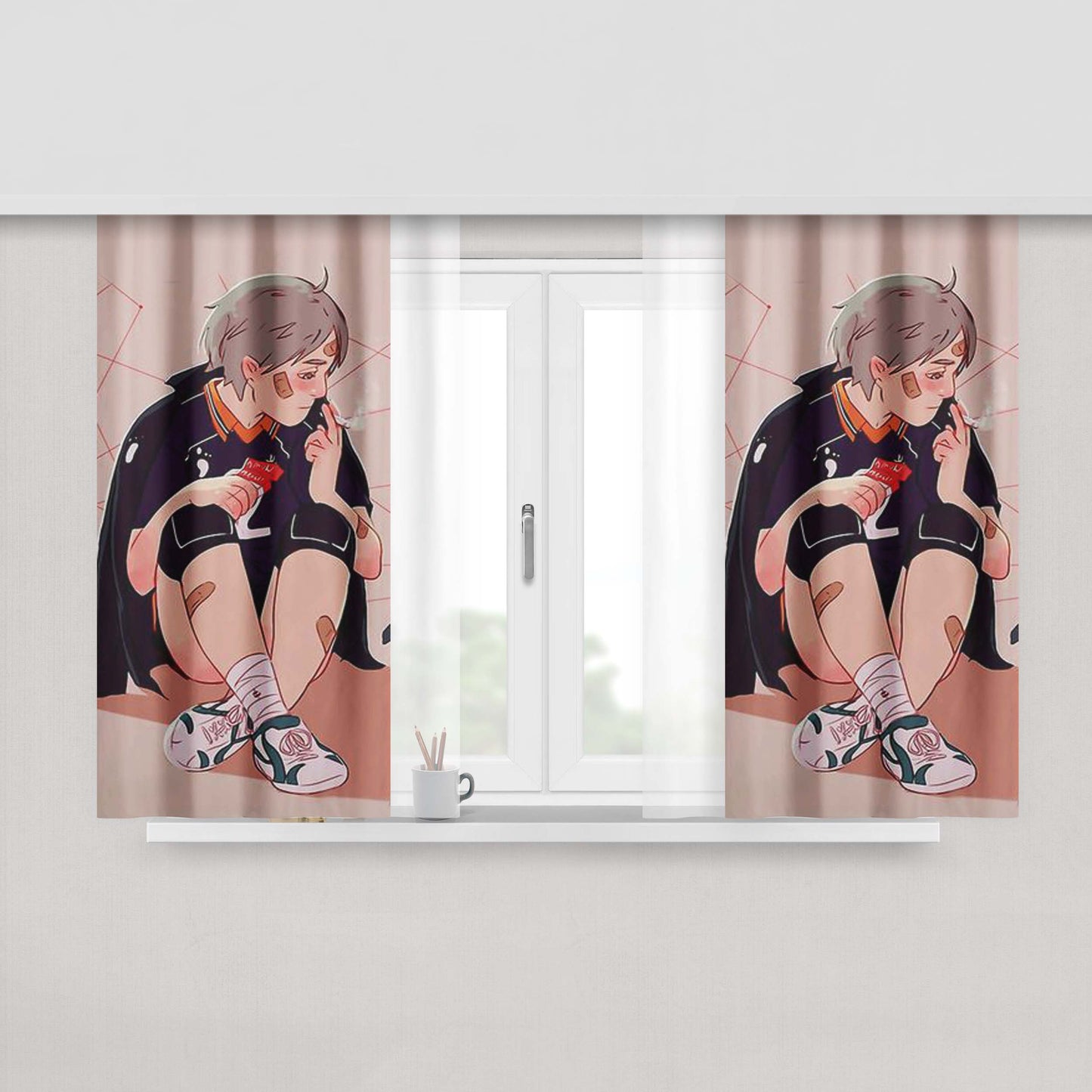 A L East Division Champion Fabric Window Curtains