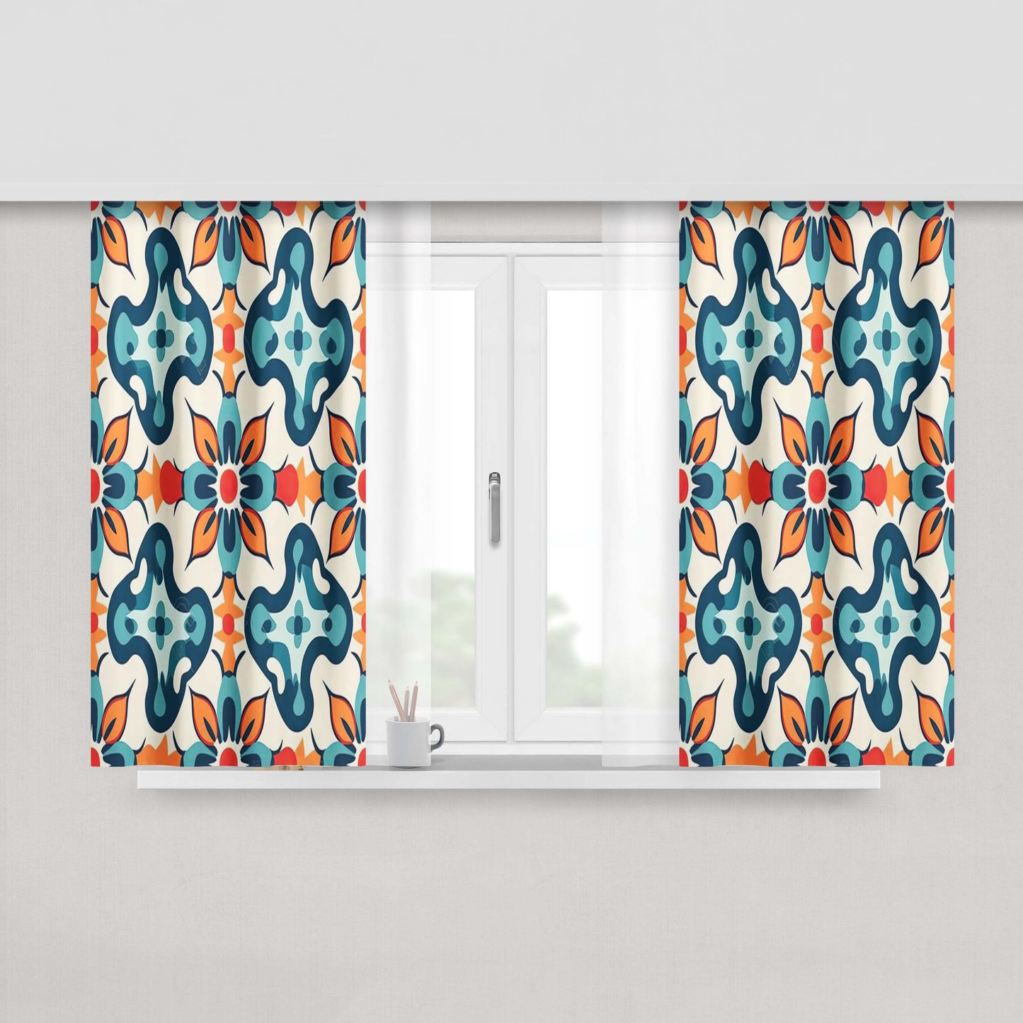 A Mind Is A Terrible Thing To Taste Fabric Window Curtains