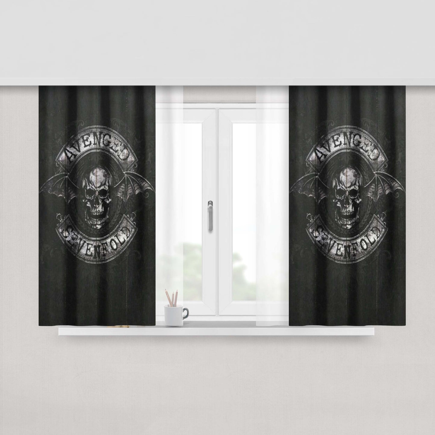 A Womans Place Is In The Resistance Princess Leia Fabric Window Curtains