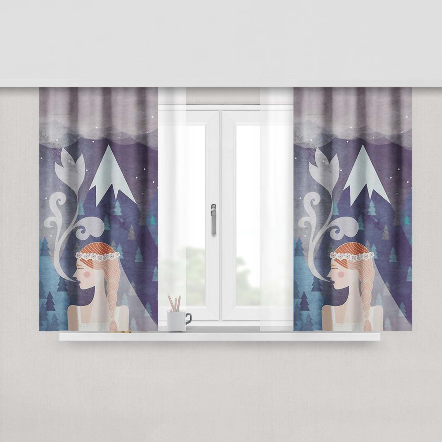 About Coraline Fabric Window Curtains