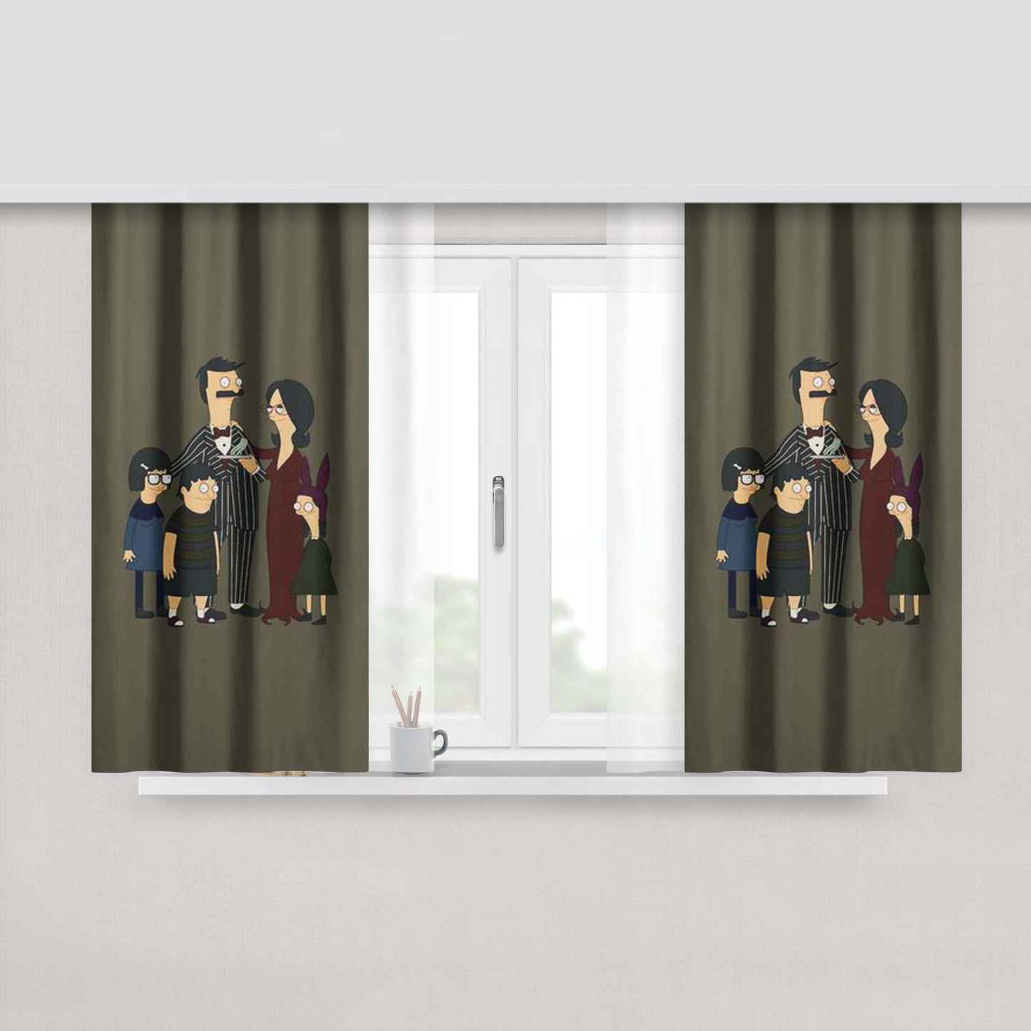 Adams Golf Fabric Window Curtains