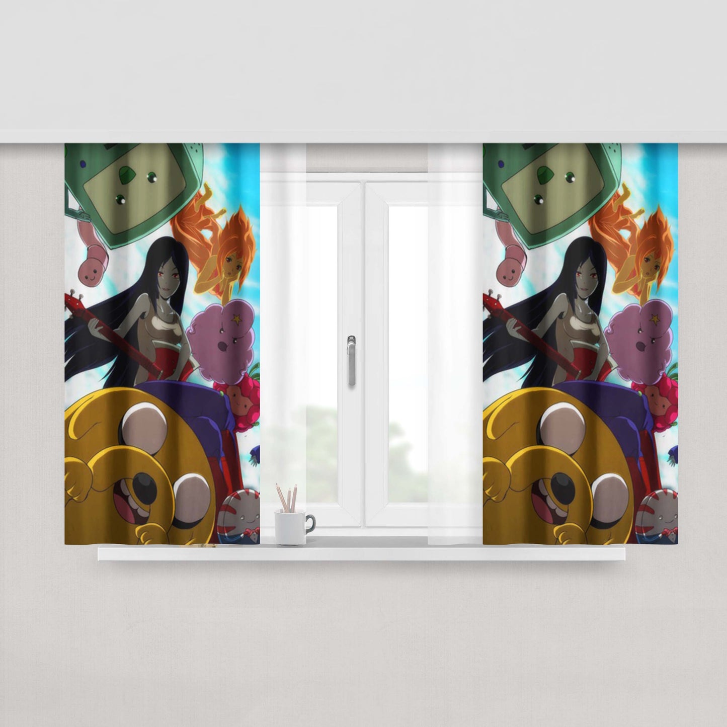 Adventure Tide Fabric Window Curtains