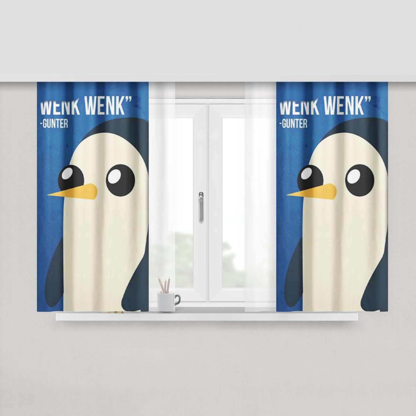 Adventure Time 1 Fabric Window Curtains